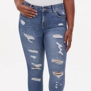 Torrid Bombshell Skinny Jeans - Premium Stretch Medium Wash